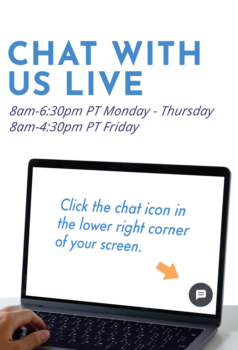 message-us-today-2026 Click the chat icon in the lower right corner of your screen to initiate online chat. HomePsych has online chat for our online therapy patients.